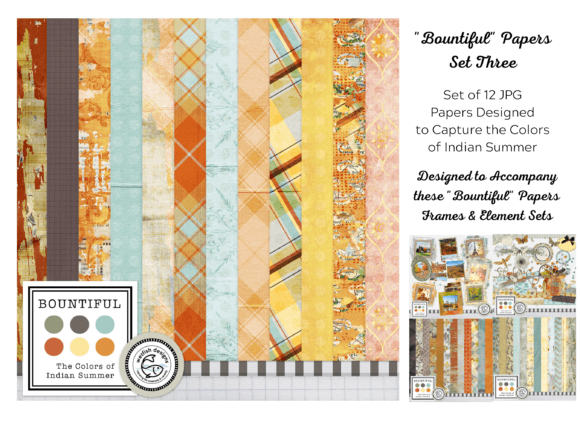 Bountiful Papers Set 3: Autumn Graphics & Patterns