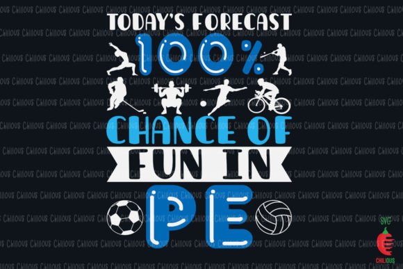 PE Teacher 100 Chance of Fun in P.E Graphics and Crafts