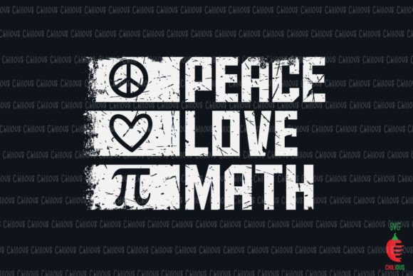 Peace Love Math Vintage Math Teacher Graphics and Crafts