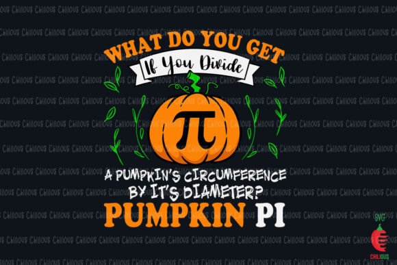 Pumpkin Pi Halloween Costume Math Graphics