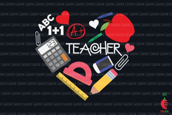 Teacher Heart Graphics and Crafts