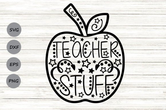 Teacher Stuff Svg: Graphics for Crafts and Creative Marketing