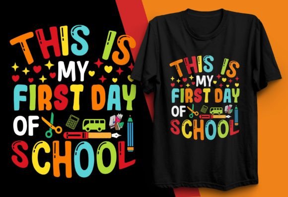 This is My First Day of School Graphics and Print Templates